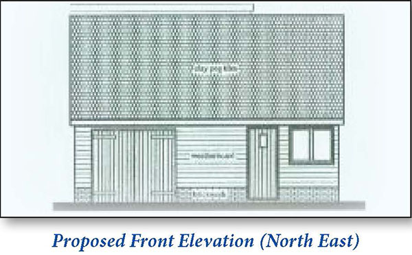 Lot: 24 - TWO SHOPS AND APARTMENT WITH PLANNING FOR OFFICE BUILDING IN PICTURESQUE TOWN -